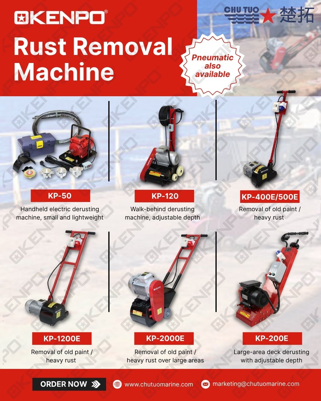 Electric Rust Removal Machine