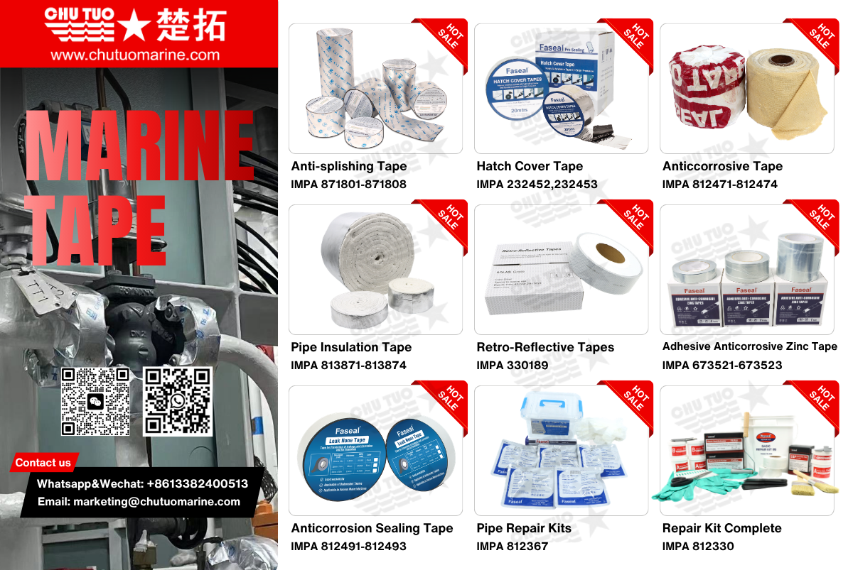 Faseal Marine Hatch Cover Tape & Petrolatum Anti-Corrosive Tape | Waterproof Sealing & Rust Protection