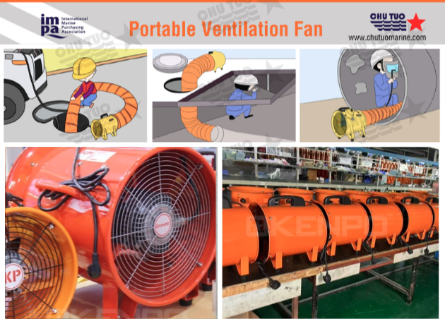 marine Portable Ventilation Fan